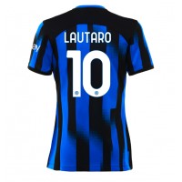 Inter Milan Lautaro Martinez #10 Hjemmebanetrøje Dame 2023-24 Kortærmet